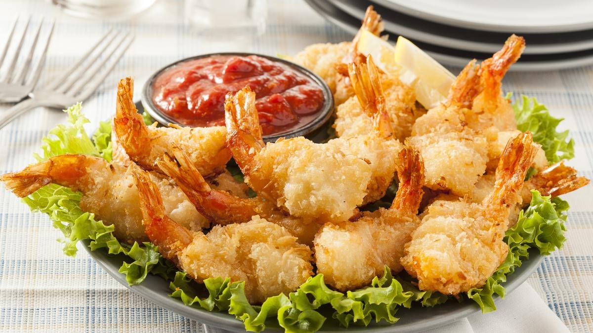 Udang goreng jadi makanan lezat