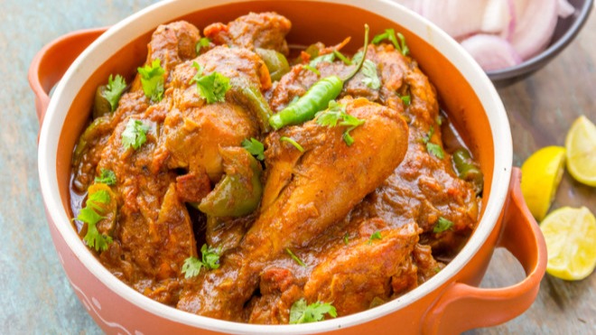 Ayam kari india yang bikin laper perut